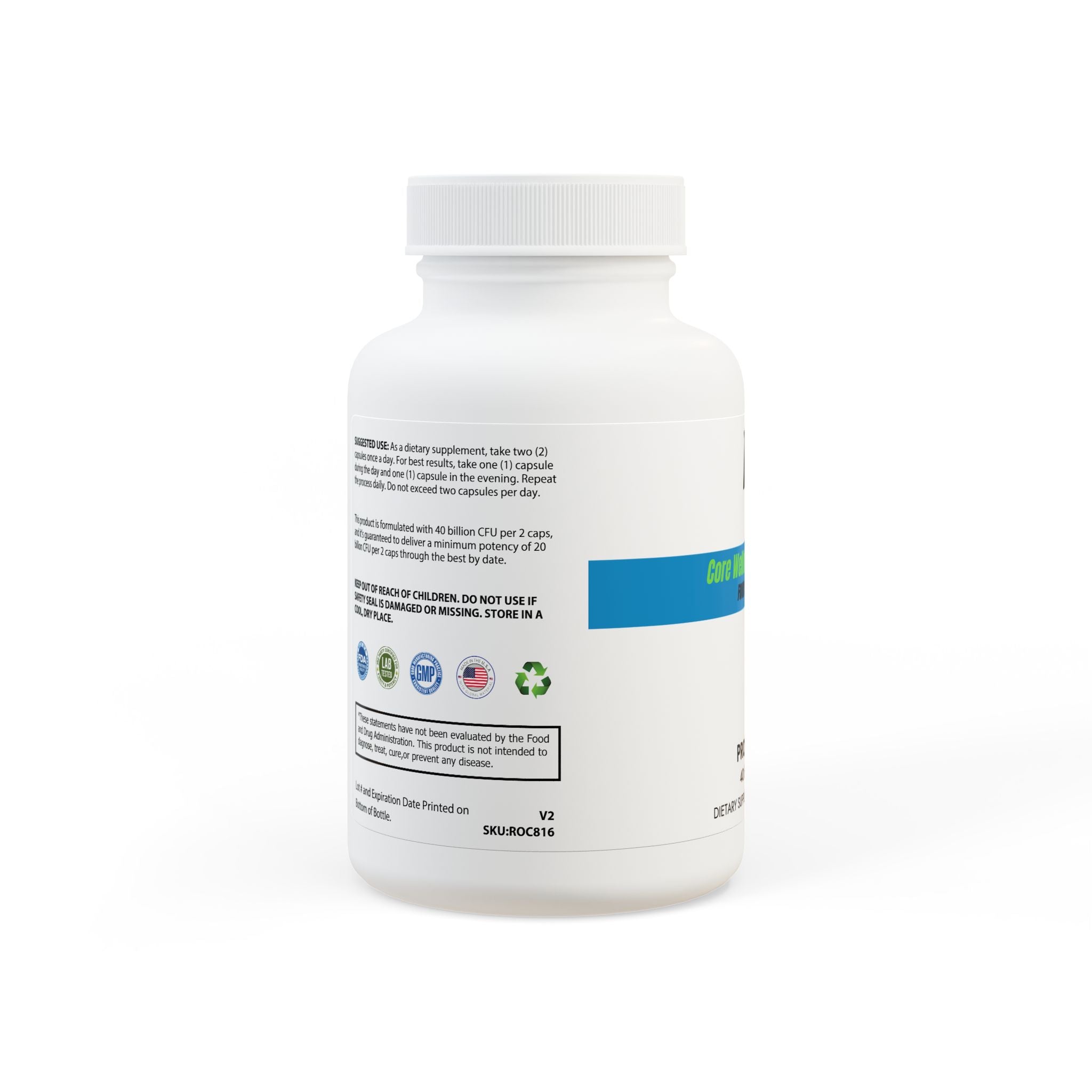 Probiotics Supplement – 60 Capsules