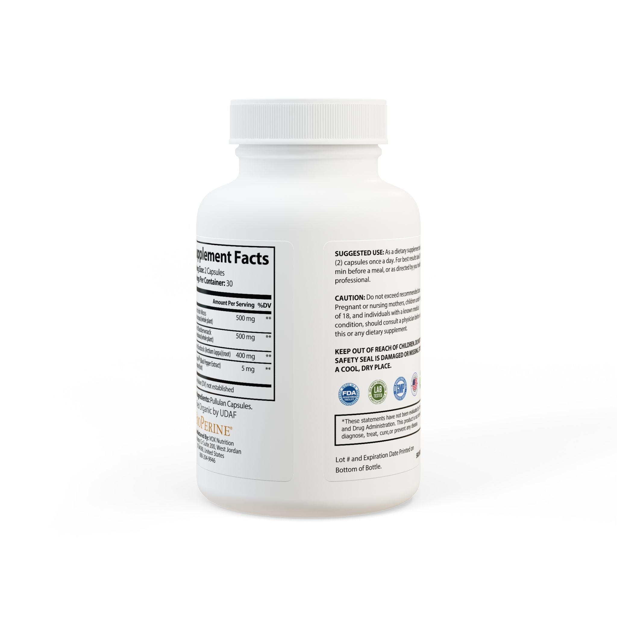 Sea Moss Supplement - 60 Capsules