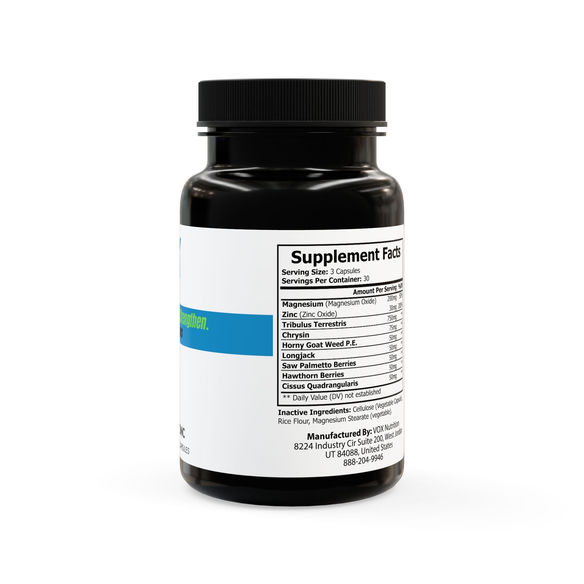 Magnesium Zinc Supplement - 90 Capsules
