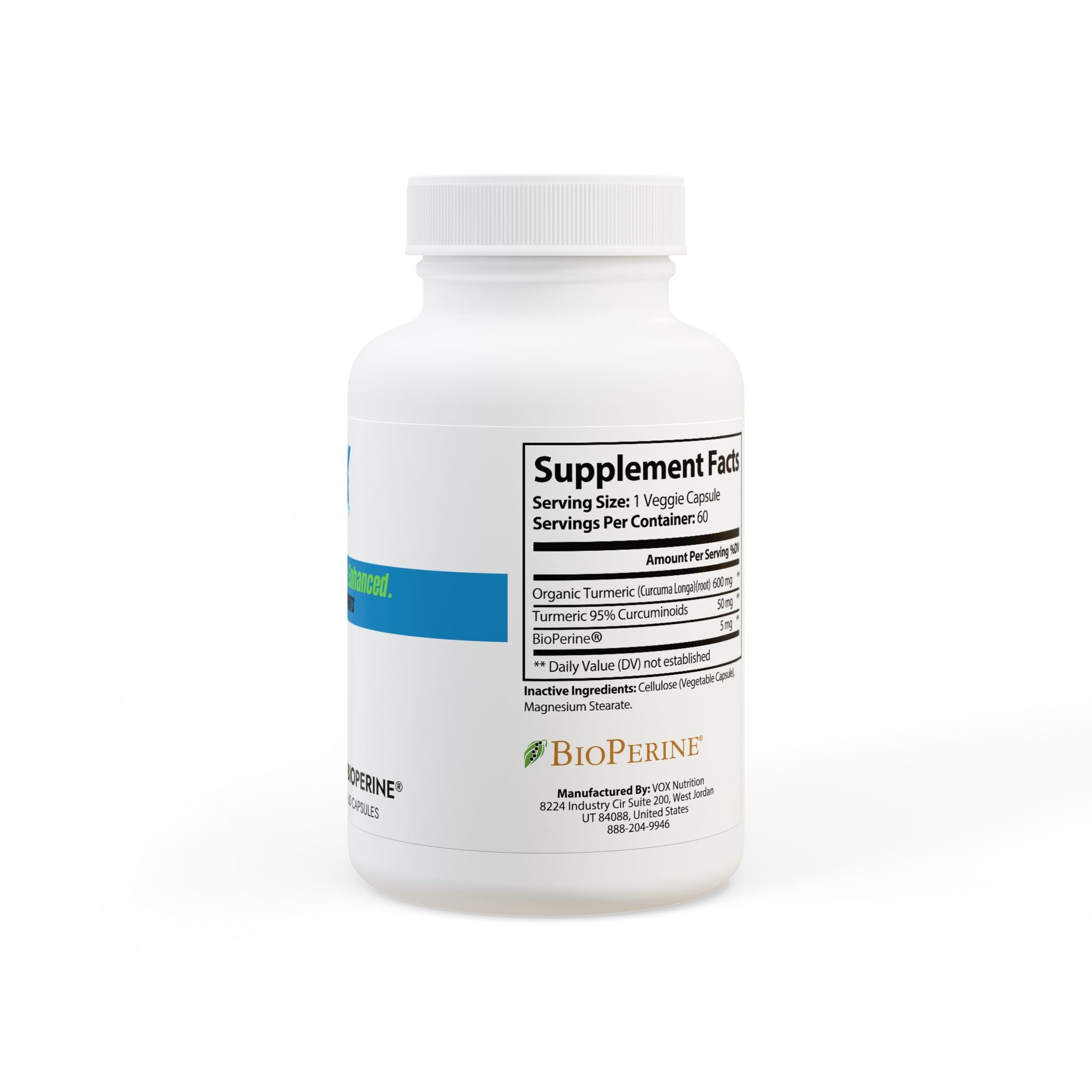 Turmeric with BioPerine® – 60 Capsules