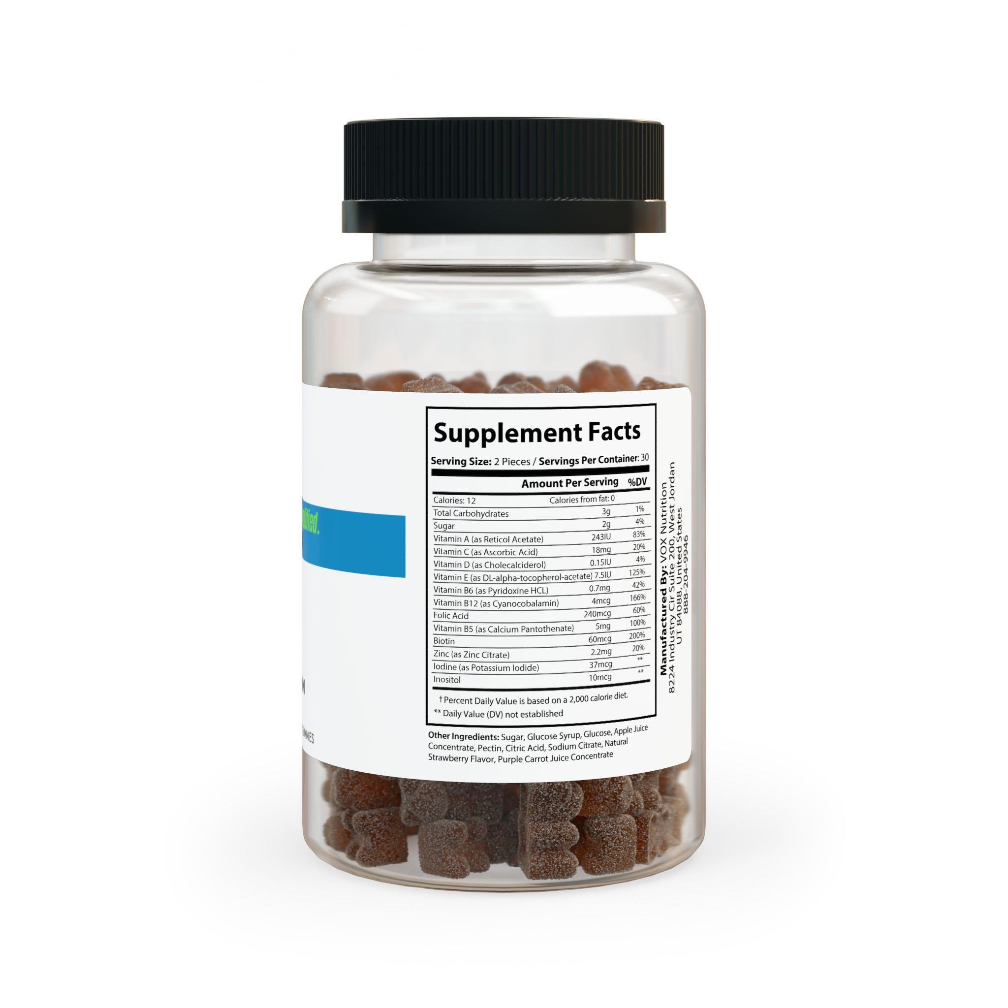 Multivitamin Gummies for Adults – 60 Gummies