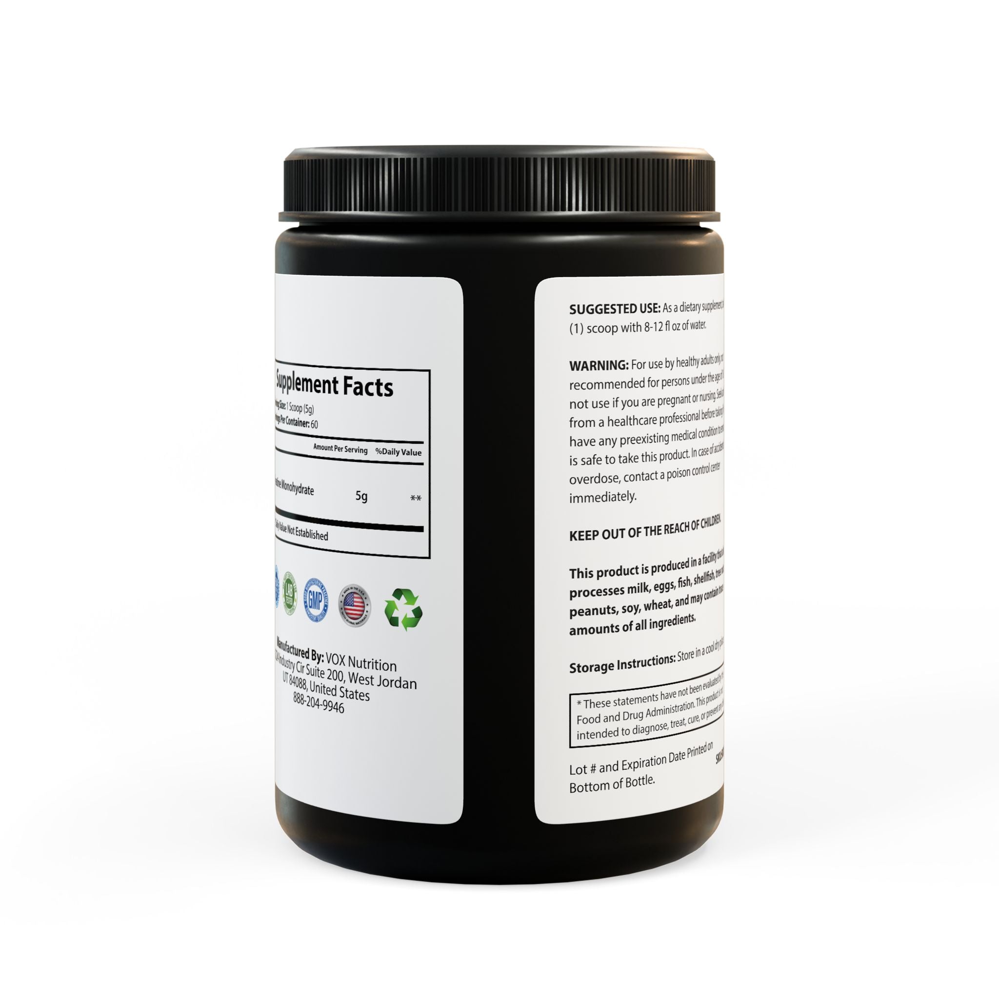 Creatine Monohydrate Supplement – 300g (10.58oz)