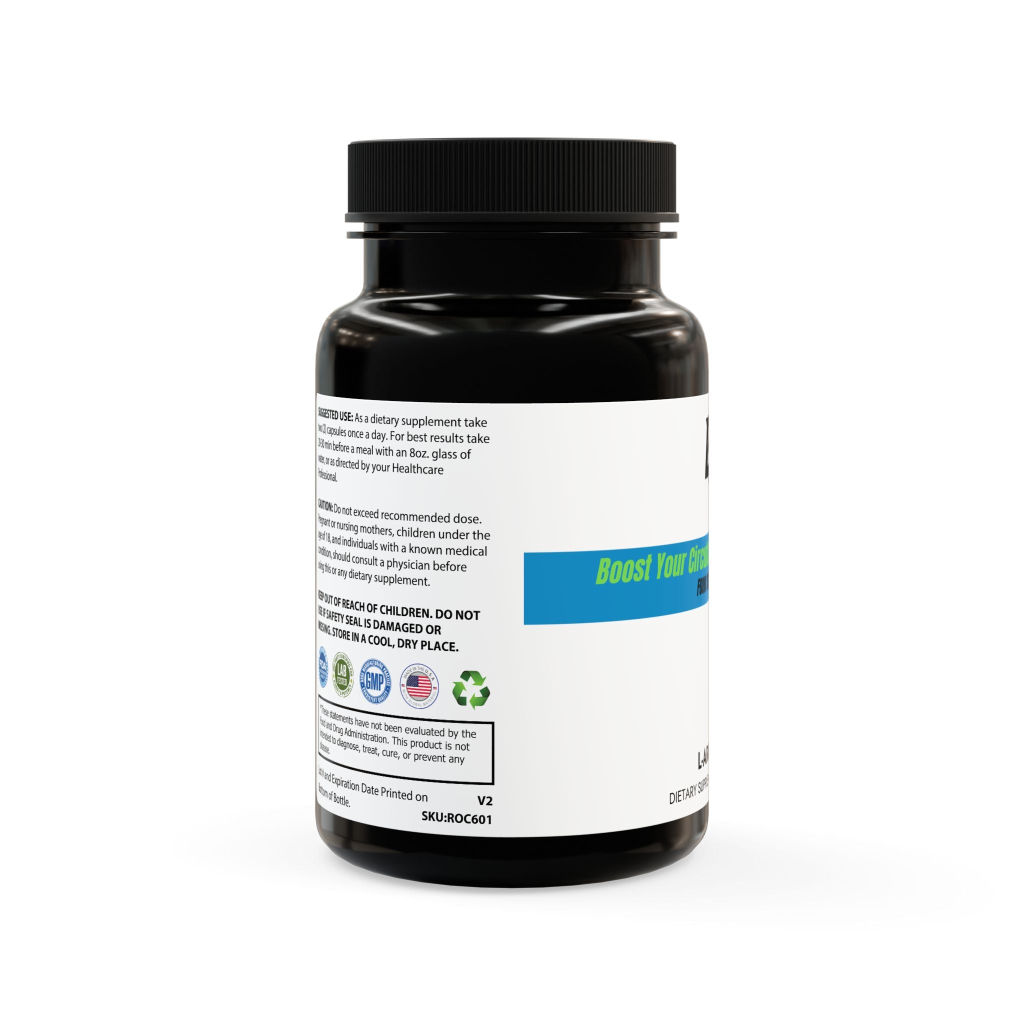 L-Arginine Supplement – 60 Capsules