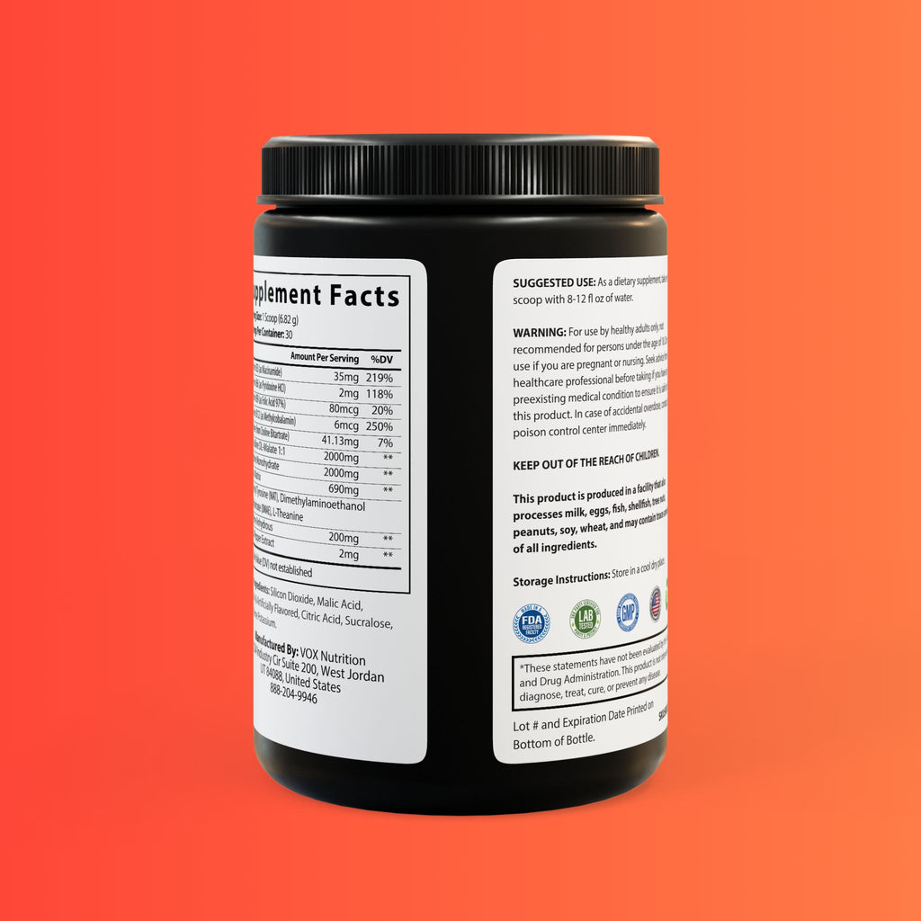 Pre-Workout Supplement, Fruit Punch Flavor – 204g (7.1oz)